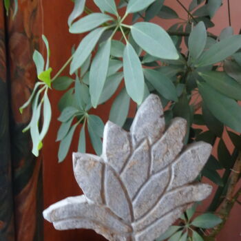 Sculpture titled "lotus" by Loic Carmes, Original Artwork