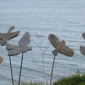 Sculpture titled "oiseaux" by Loic Carmes, Original Artwork