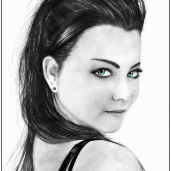 Drawing titled "amy lee" by Loic-Drawing, Original Artwork