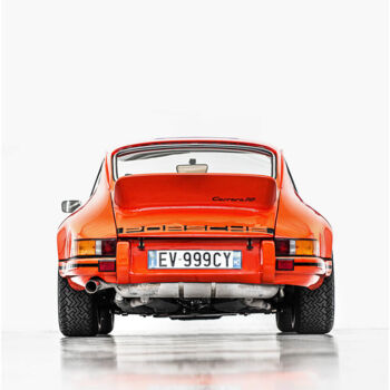 Fotografia zatytułowany „1973 Porsche 911 RS…” autorstwa Loïc Kernen, Oryginalna praca, Fotografia cyfrowa Zamontowany na Pa…