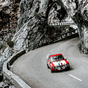 "1969 Lancia Fulvia…" başlıklı Fotoğraf Loïc Kernen tarafından, Orijinal sanat, Dijital Fotoğrafçılık Ahşap panel üzerine mo…