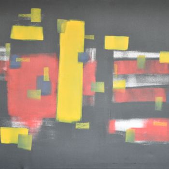 Malerei mit dem Titel "Appartement" von Loic Larguier, Original-Kunstwerk, Acryl