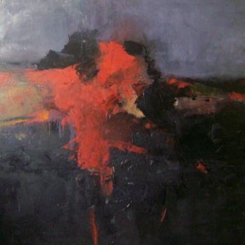 Peinture intitulée "Magma: sequencia II" par Lola Castillejo Ribera, Œuvre d'art originale