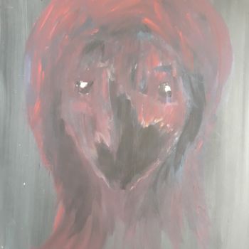 Peinture intitulée "Face" par Lili Arpal, Œuvre d'art originale, Acrylique