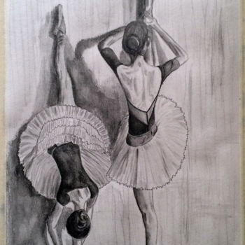 Tekening getiteld "Dancers" door Alex Titenkov, Origineel Kunstwerk, Anders