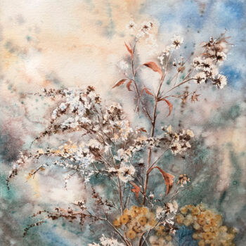 "Wildflowers Flowers…" başlıklı Tablo Lolita Ros tarafından, Orijinal sanat, Suluboya