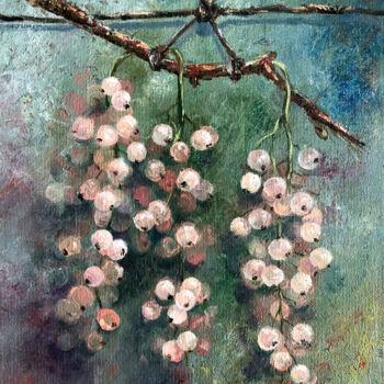 Картина под названием "Berry Painting Baie" - Lolita Ros, Подлинное произведение искусства, Масло