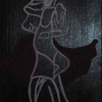 Painting titled "danseurs de tango" by Lc, Original Artwork