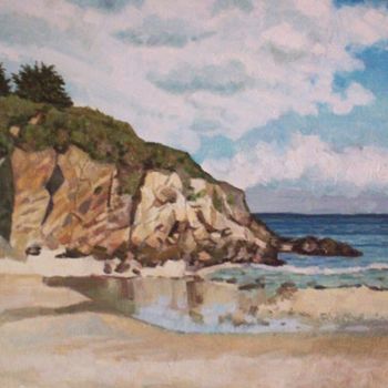 Pintura titulada "Belle Ile en mer" por Lonesloane, Obra de arte original, Oleo