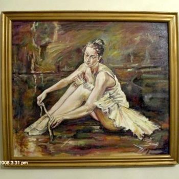 Pintura titulada "balerina" por Vranceanu Aurelian, Obra de arte original, Oleo