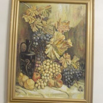 Malarstwo zatytułowany „grape” autorstwa Vranceanu Aurelian, Oryginalna praca, Olej