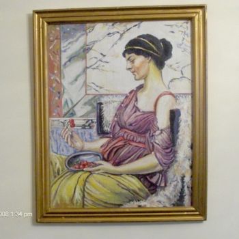 Pintura titulada "Roman girl" por Vranceanu Aurelian, Obra de arte original, Oleo