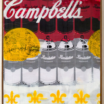 Pittura intitolato "Campbell Revolution" da Lons, Opera d'arte originale, Spray Montato su Telaio per barella in legno