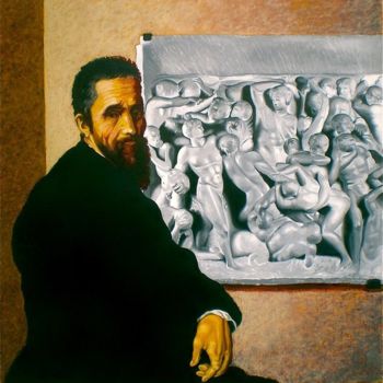 Malarstwo zatytułowany „"ROMA 1535"” autorstwa Carlo Maiolini, Oryginalna praca