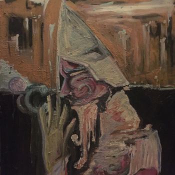 Painting titled "main plasmique" by Lorca Maubourguet, Original Artwork, Oil