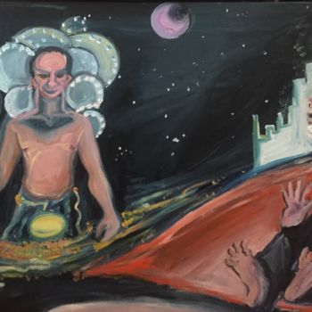 Peinture intitulée "Orion" par Lorca Maubourguet, Œuvre d'art originale, Huile