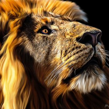 Digital Arts titled "Leo I" by Lord Amihere, Original Artwork, Digital Painting