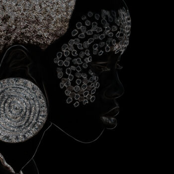 Arts numériques intitulée "Afrik II" par Lord Amihere, Œuvre d'art originale, Peinture numérique