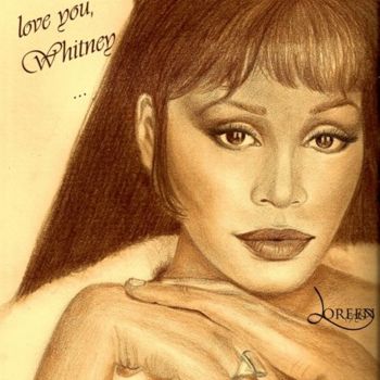 Drawing titled "Whitney" by Tatiana Rudnevskaia, Original Artwork