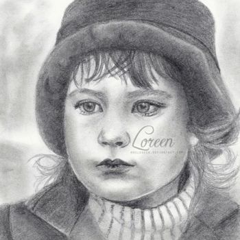 Drawing titled "The moment of child…" by Tatiana Rudnevskaia, Original Artwork