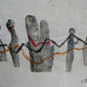 Pittura intitolato "2005_9" da Laura Parrinello, Opera d'arte originale