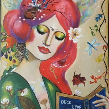 Painting titled "Once Upon Time" by Lorelye, Original Artwork, Acrylic