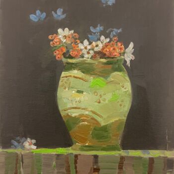 Pintura titulada "Wildflowers" por Lorena Iavorschi, Obra de arte original, Oleo