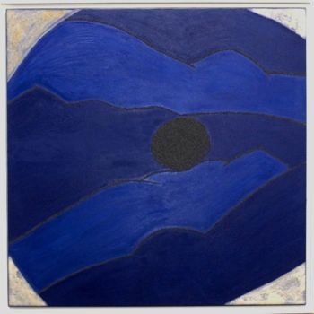 Peinture intitulée "Blue Love" par Lorenadia Vidoni, Œuvre d'art originale, Autre