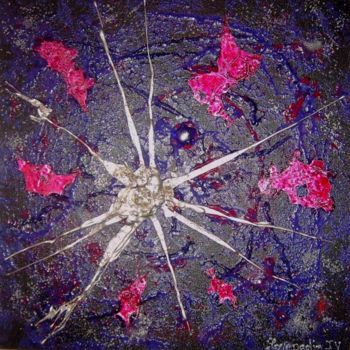 Painting titled "Eclosion" by Lorenadia Vidoni, Original Artwork, Oil