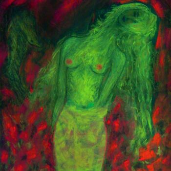 Peinture intitulée "Je m'appelle Rêve" par Lorenzina B, Œuvre d'art originale, Pastel