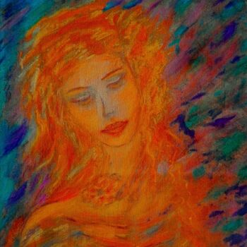 Painting titled "❛Dolce Far Niente❜…" by Lorenzina B, Original Artwork, Pastel