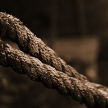 Photographie intitulée "corda" par Lorenzo Corti, Œuvre d'art originale, Photographie numérique