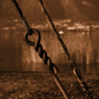 Fotografia intitolato "cavi in metallo" da Lorenzo Corti, Opera d'arte originale, Fotografia digitale