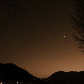 Fotografia intitolato "cielo notturno" da Lorenzo Corti, Opera d'arte originale, Fotografia digitale