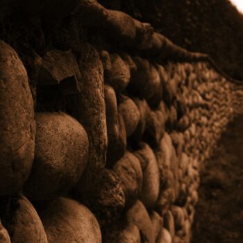 Fotografia intitolato "muro di sassi" da Lorenzo Corti, Opera d'arte originale, Fotografia digitale