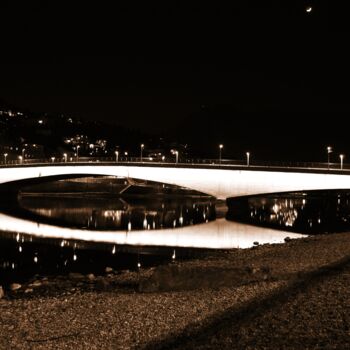 Photography titled "ponte bianco" by Lorenzo Corti, Original Artwork, Digital Photography
