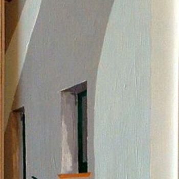 Painting titled "il balconcino" by Lorenzo Cataneo, Original Artwork, Acrylic