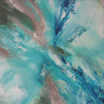 Painting titled "TERRE" by Lorie Renaud, Original Artwork, Acrylic