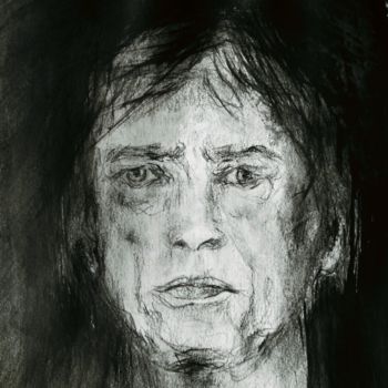 Drawing titled "Mike" by Martine Swynghedauw, Original Artwork, Graphite