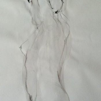 Drawing titled "n° 224" by Martine Swynghedauw, Original Artwork, Other