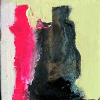 Pintura intitulada "carré n° 2" por Martine Swynghedauw, Obras de arte originais, Óleo
