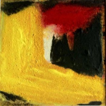 Картина под названием "carré n° 3" - Martine Swynghedauw, Подлинное произведение искусства, Масло