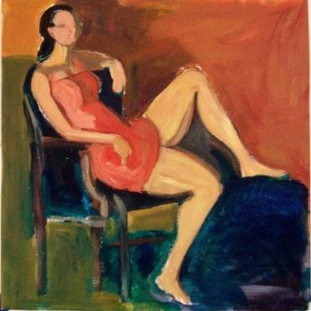Pittura intitolato "Relaxation" da Lori Solymosi, Opera d'arte originale