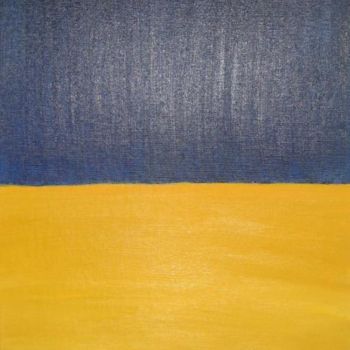 Pintura intitulada "Desert and Sky" por Glenn Michael Morley, Obras de arte originais