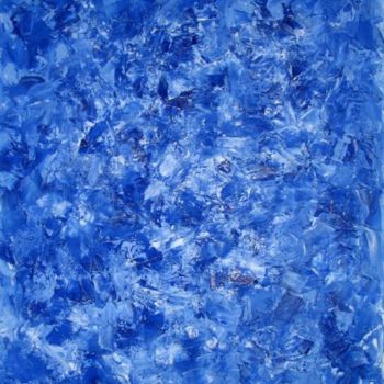 Pittura intitolato "Ejercicio en Azul II" da Glenn Michael Morley, Opera d'arte originale