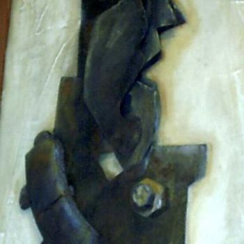 Painting titled "" Emigrar 2"" by Marta Costas, Original Artwork