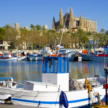 Fotografía titulada "Mallorca - Blick vo…" por Lothar Reupert, Obra de arte original, Fotografía digital