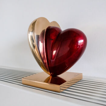雕塑 标题为“In Love Large 1of24” 由Lothar Vigelandzoon, 原创艺术品, 青铜