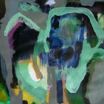 Malerei mit dem Titel "PASSENGERS" von Lothar Neumann, Original-Kunstwerk