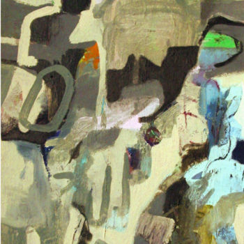 Painting titled "untitled (STL)" by Lothar Neumann, Original Artwork, Acrylic